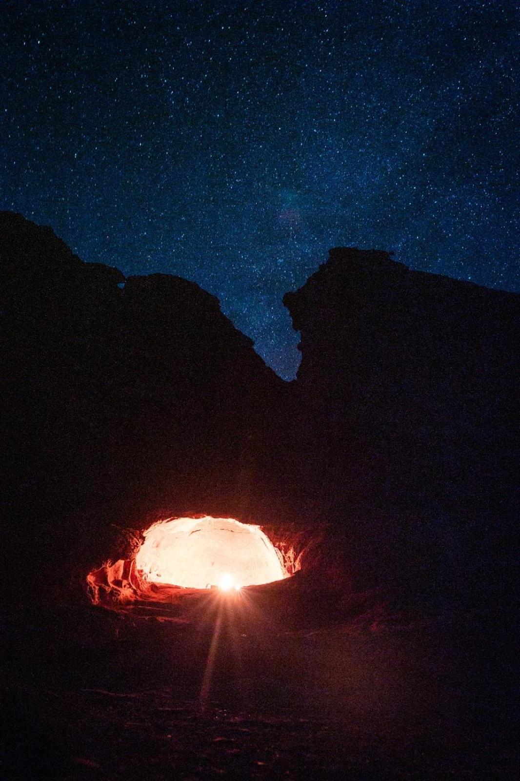 Wadi Rum Cave Camping Exteriér fotografie